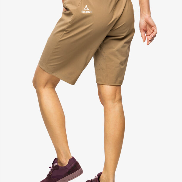 Pantaloni scurti ciclism femei Schoffel Shorts Mellow Trail - soft walnut preţ