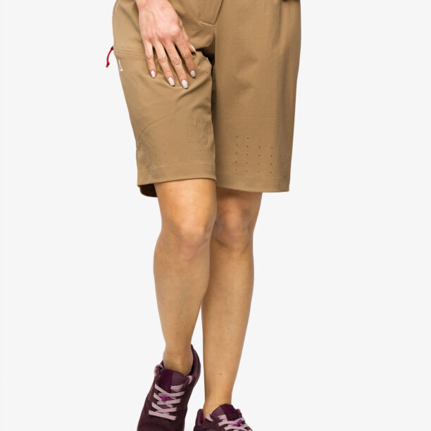 Pantaloni scurti ciclism femei Schoffel Shorts Mellow Trail - soft walnut