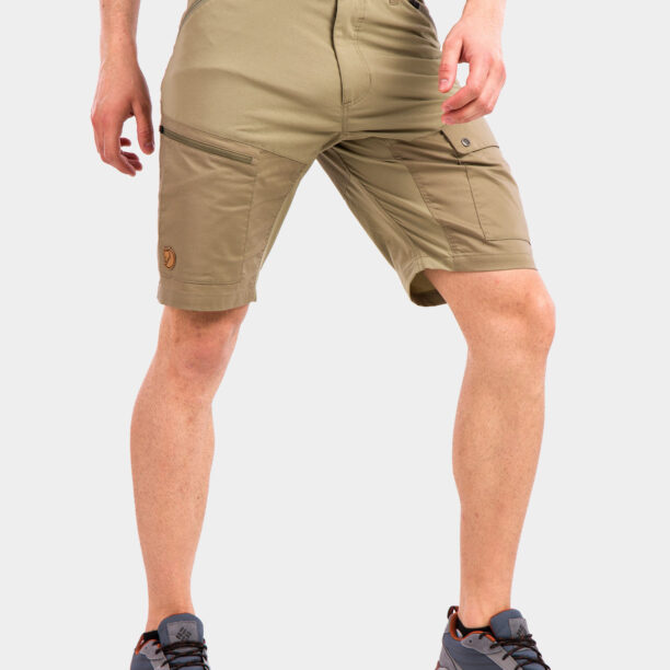 Cumpăra Pantaloni scurti drumetie Fjallraven Abisko Midsummer Shorts - savanna/light olive