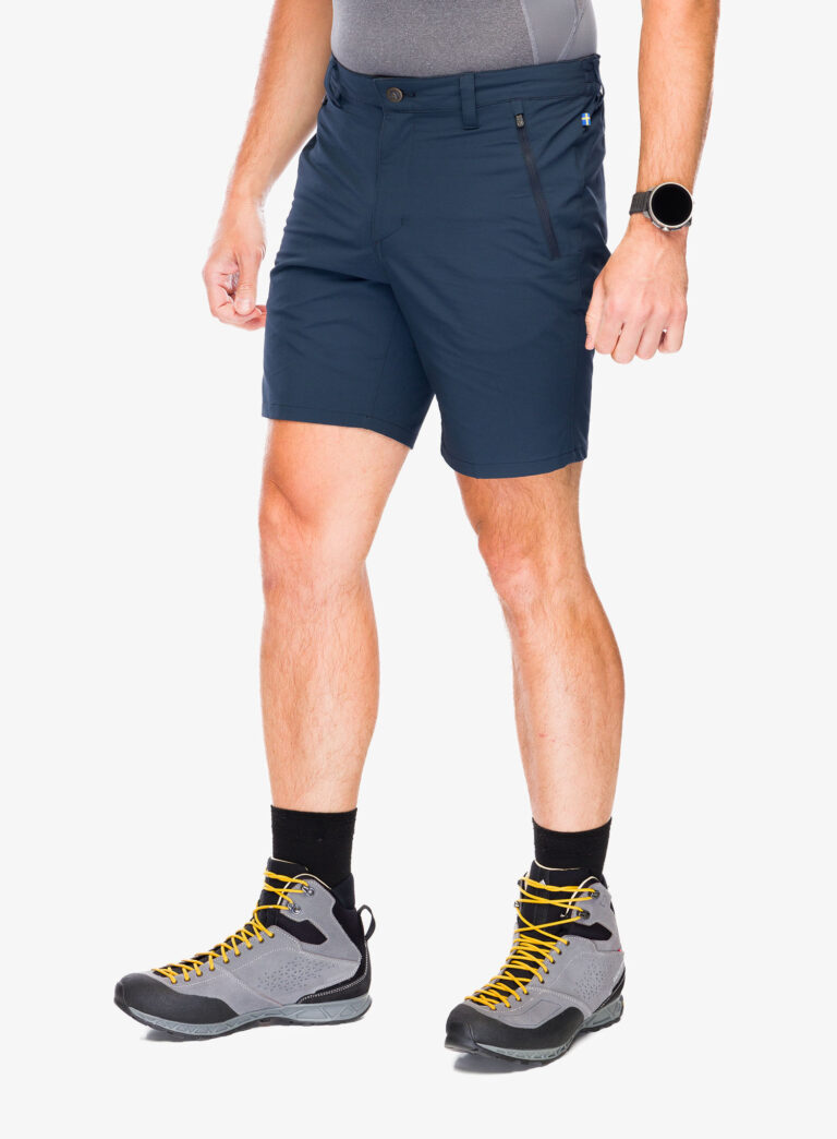 Cumpăra Pantaloni scurti drumetie Fjallraven Abisko Trail Stretch Shorts - navy