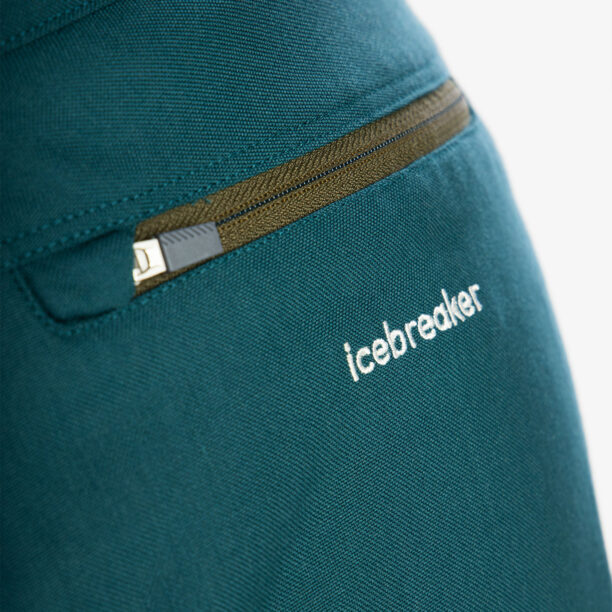 Original Pantaloni scurti drumetie barbati Icebreaker Men Hike Shorts - green glory