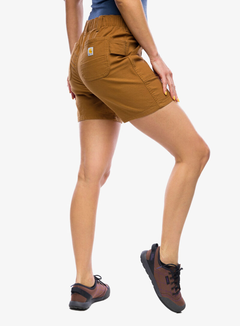 Preţ Pantaloni scurti drumetie femei Carhartt Relaxed Fit Canvas Work Short - carhartt brown