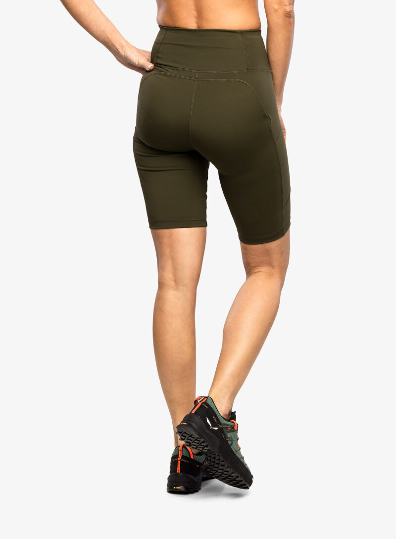 Pantaloni scurti drumetie femei Fjallraven Abisko Short Tights - deep forest preţ