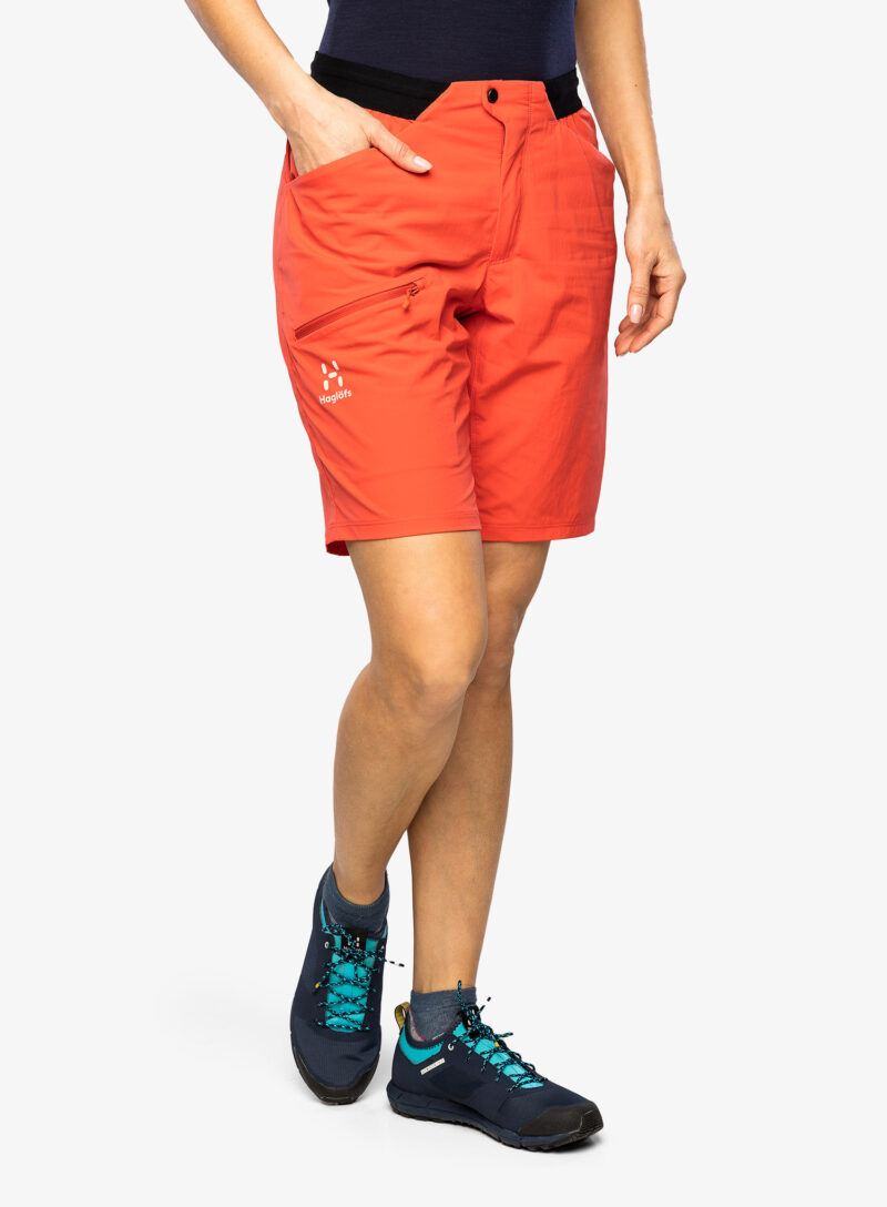 Pantaloni scurti drumetie femei Haglofs L.I.M Fuse Shorts - poppy red