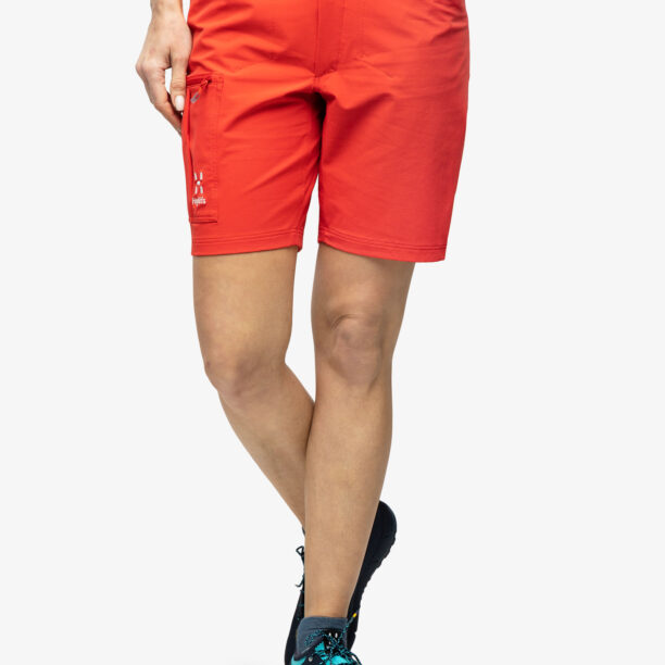 Pantaloni scurti drumetie femei Haglofs Lizard Softshell Shorts - poppy red