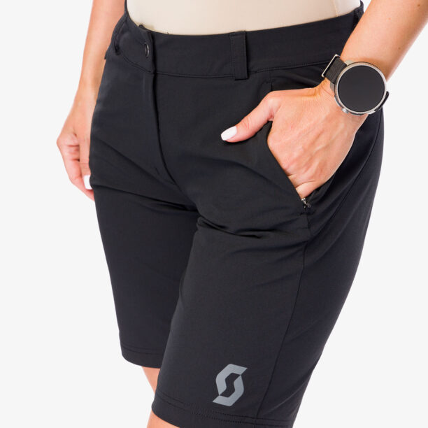 Original Pantaloni scurti drumetie femei SCOTT SCO Shorts Explorair Tech - black