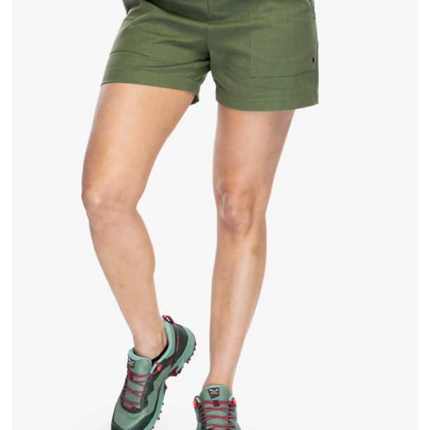 Pantaloni scurti drumetie femei Turbat Goa Hemp Shorts - bronze green