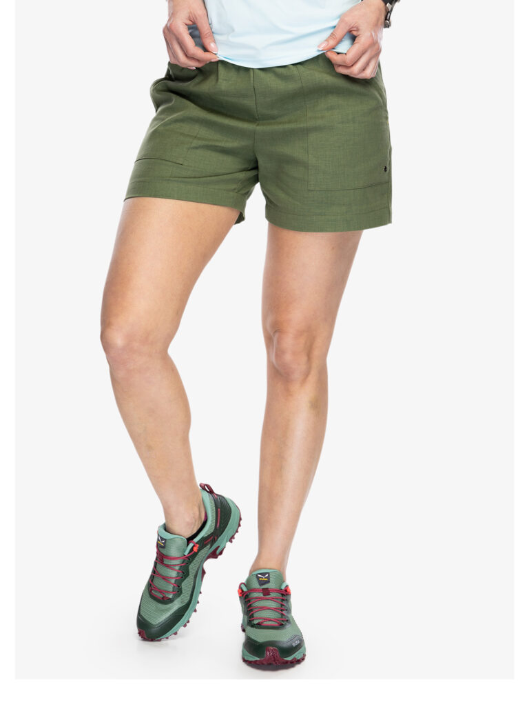 Pantaloni scurti drumetie femei Turbat Goa Hemp Shorts - bronze green