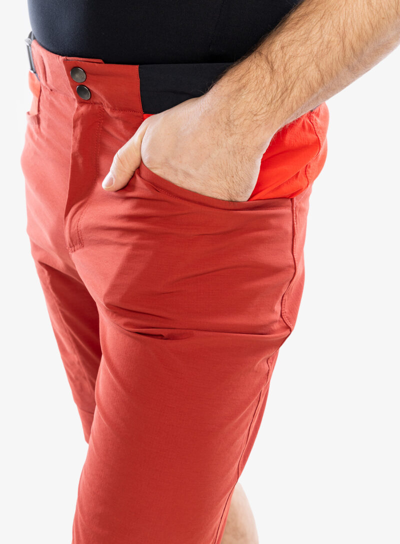 Original Pantaloni scurti escaladă pentru barbati Haglofs ROC Spitz Shorts - corrosion/zenith red