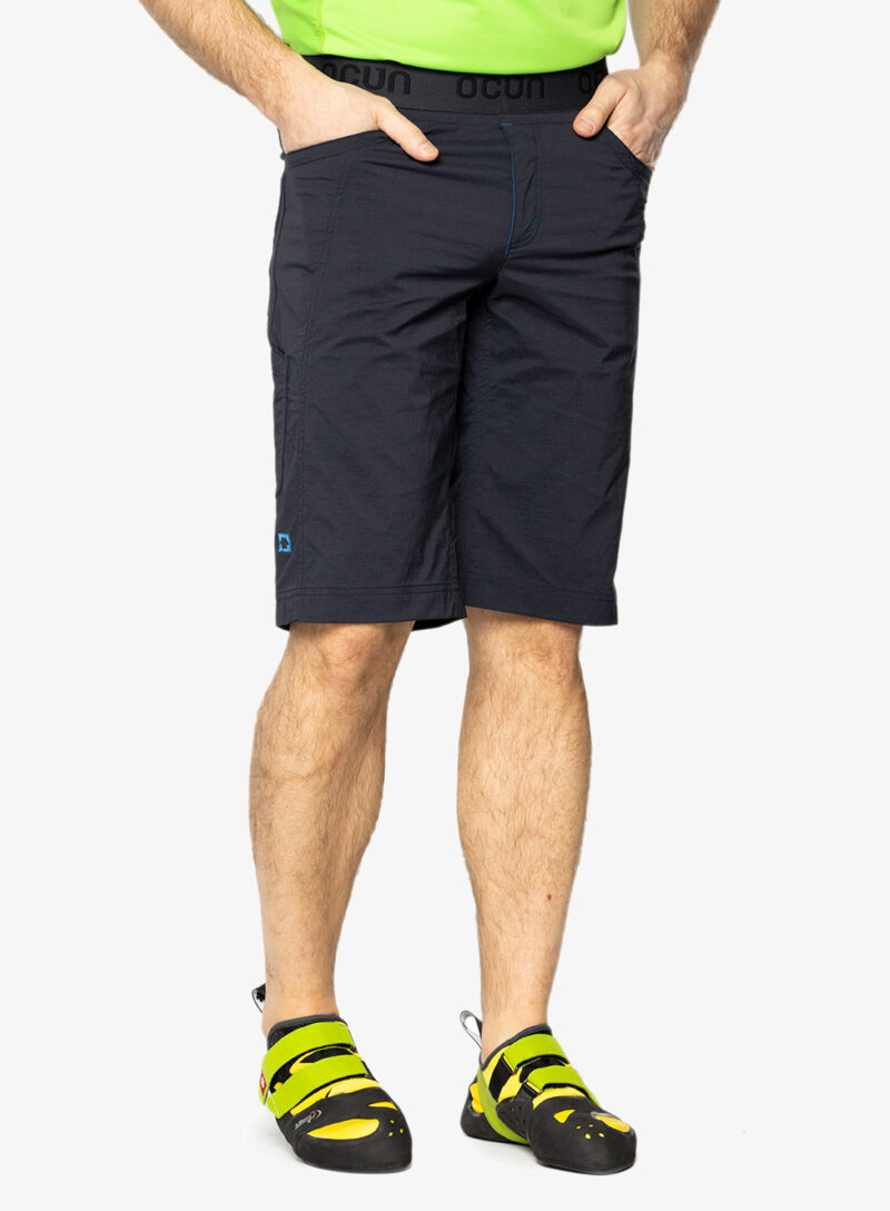 Pantaloni scurti escaladă pentru barbati Ocun Mania Eco Shorts - anthracite dark navy