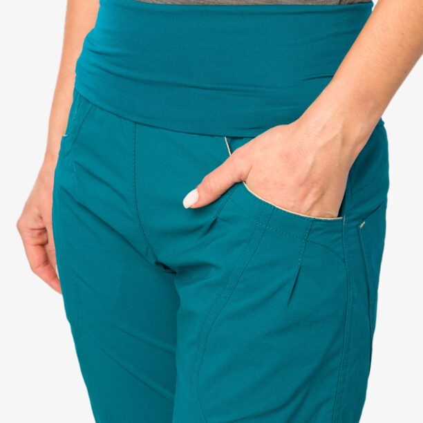 Original Pantaloni scurti escaladă pentru femei Ocun Noya Eco Shorts - turquoise deep lagoon