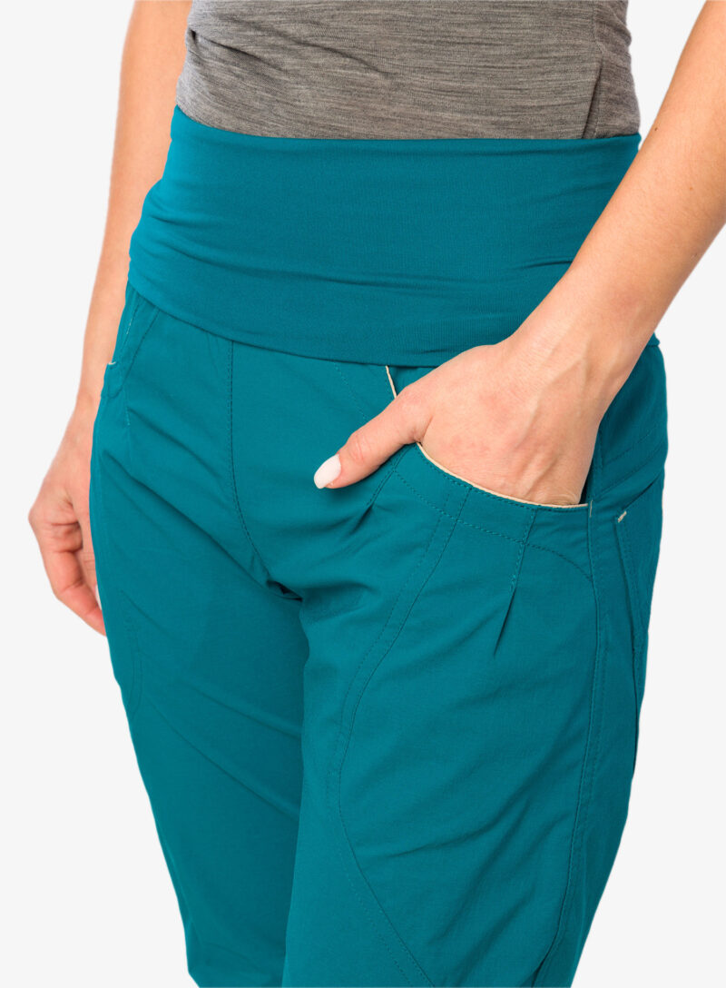 Original Pantaloni scurti escaladă pentru femei Ocun Noya Eco Shorts - turquoise deep lagoon