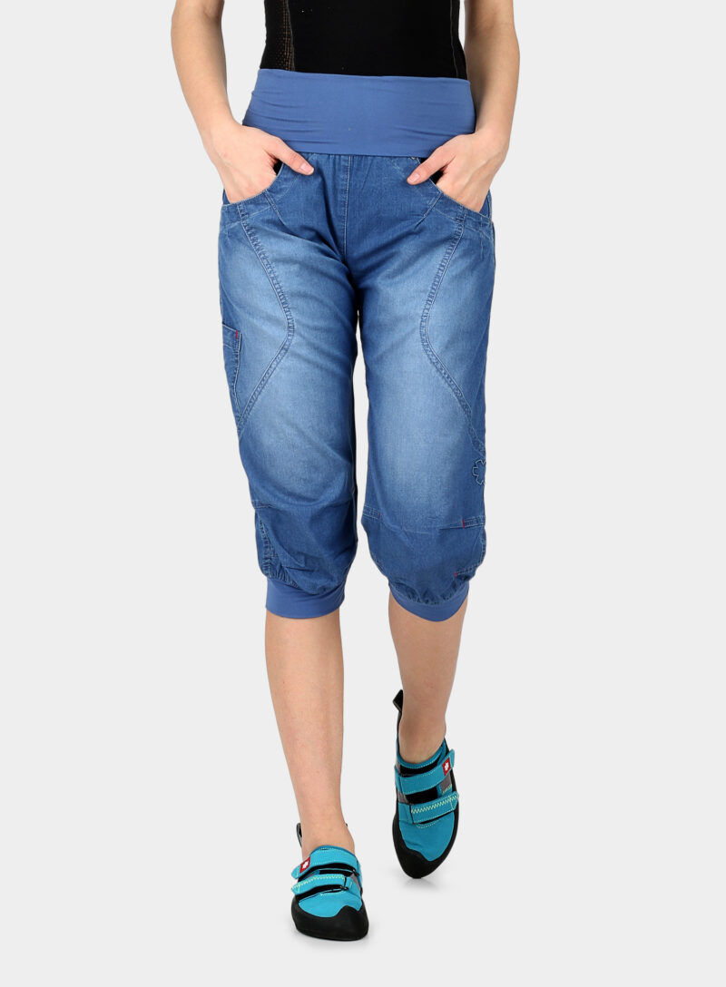 Pantaloni scurti escaladă pentru femei Ocun Noya Short Jeans - middle blue