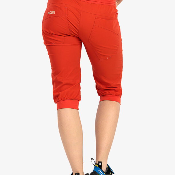 Pantaloni scurti escaladă pentru femei Ocun Noya Shorts - orange poinciana preţ