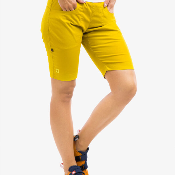 Cumpăra Pantaloni scurti escaladă pentru femei Ocun Sansa Shorts - yellow antique moss