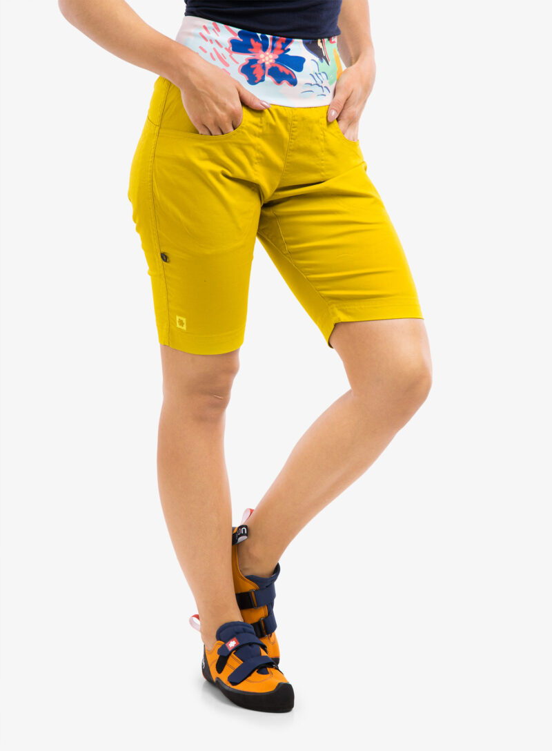 Cumpăra Pantaloni scurti escaladă pentru femei Ocun Sansa Shorts - yellow antique moss