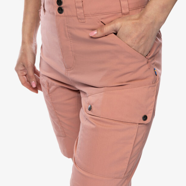 Original Pantaloni scurti femei Fjallraven Abisko Midsummer Shorts - dusty rose