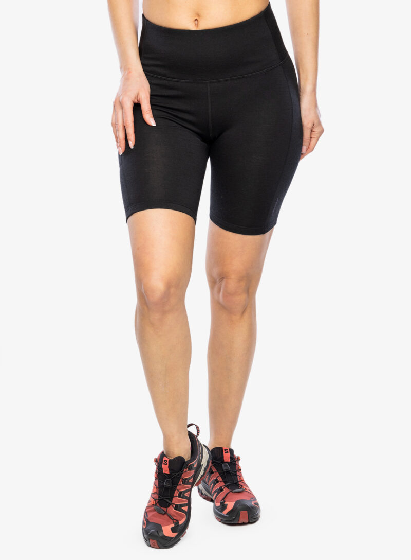 Pantaloni scurti femei Icebreaker Merino 260 Fastray II 8 High Rise Shorts - black