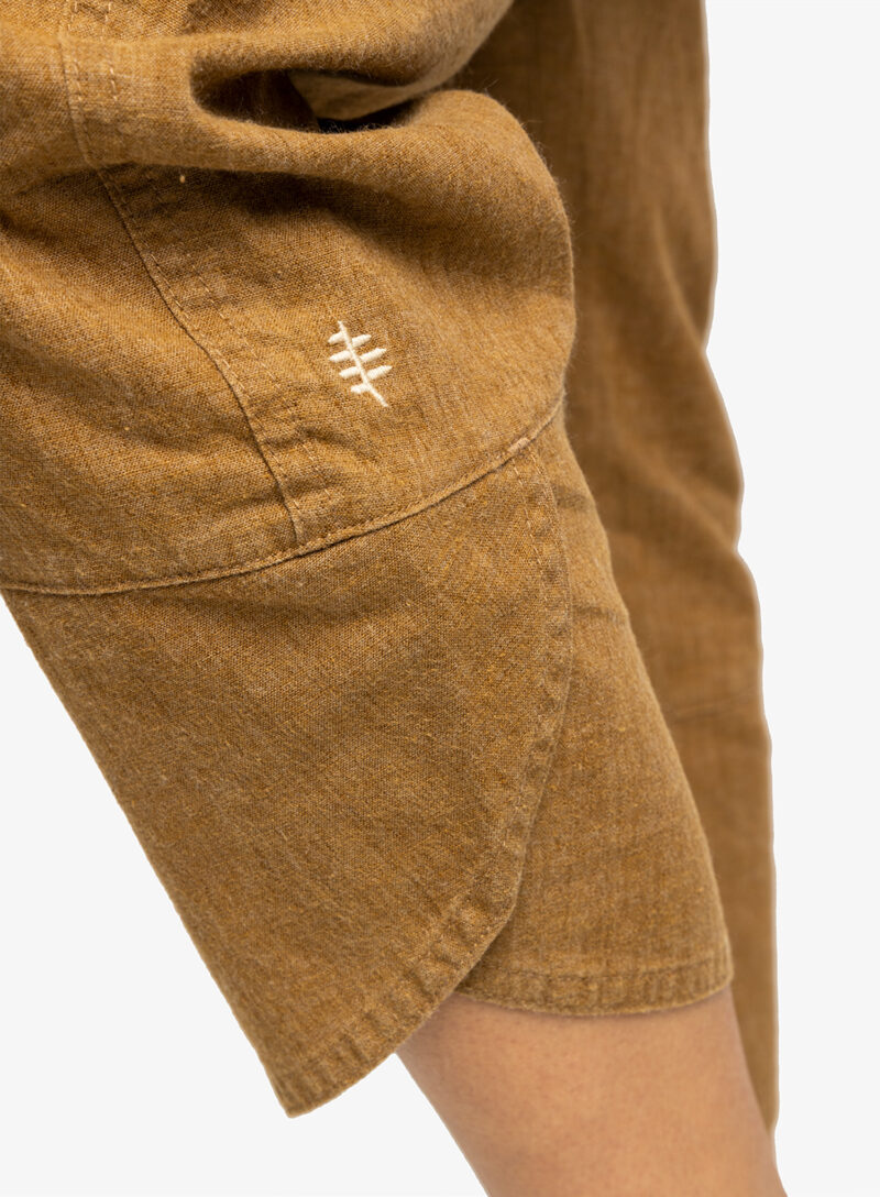 Original Pantaloni scurti femei Royal Robbins Hempline Capri - coyote