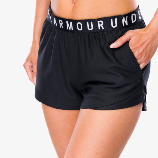 Original Pantaloni scurti femei Under Armour Play Up Shorts 3.0 - black/black/white