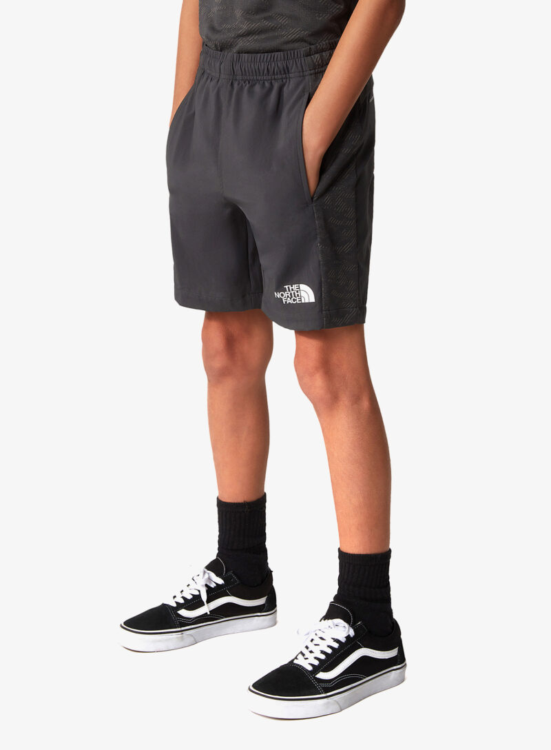 Pantaloni scurți pentru băieți The North Face Boy's Mountain Athletics Shorts - grey heather