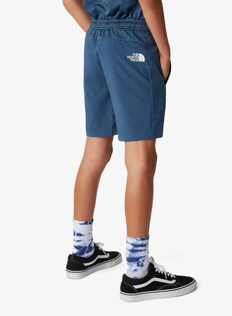 Pantaloni scurți pentru băieți The North Face Boy's Mountain Athletics Shorts - shady blue preţ