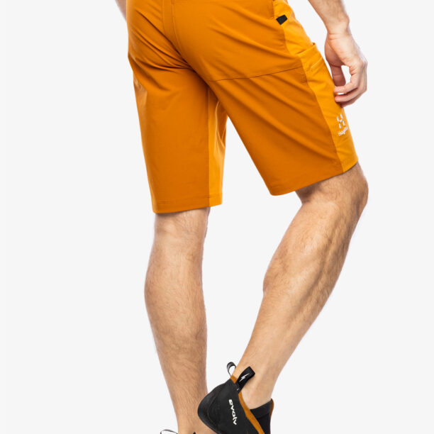 Pantaloni scurti pentru escaladă Haglofs ROC Lite Standart Shorts - desert yellow/golden brown preţ