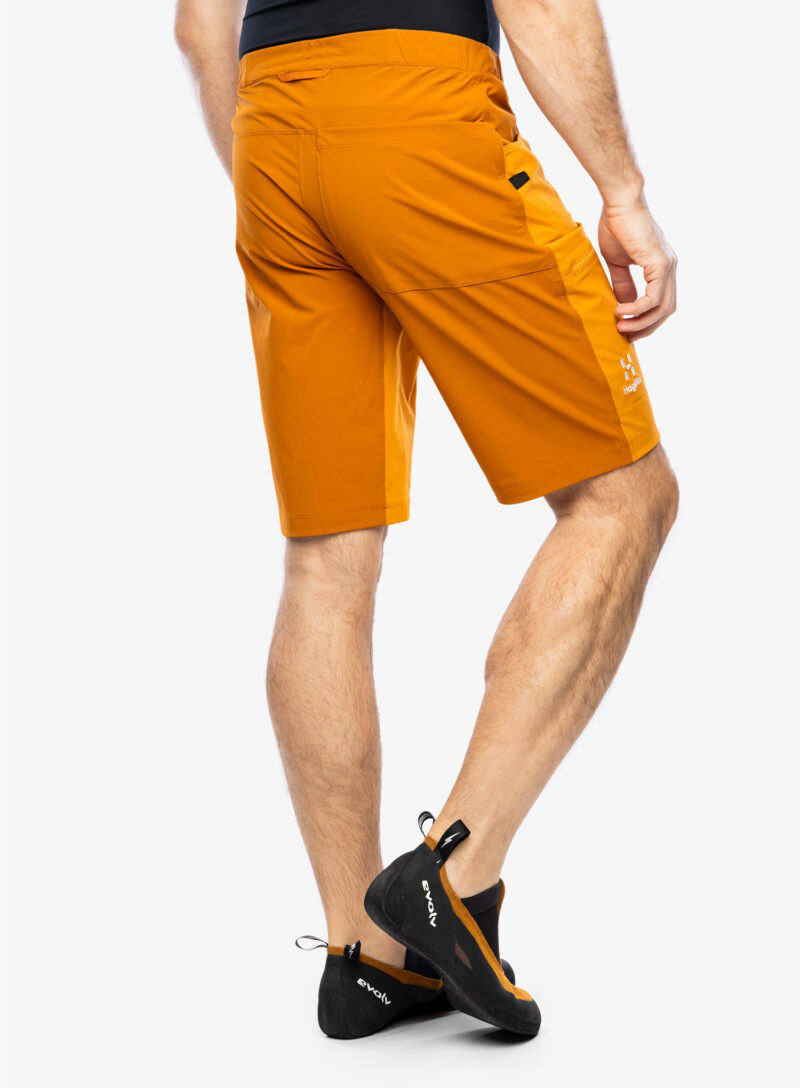 Pantaloni scurti pentru escaladă Haglofs ROC Lite Standart Shorts - desert yellow/golden brown preţ