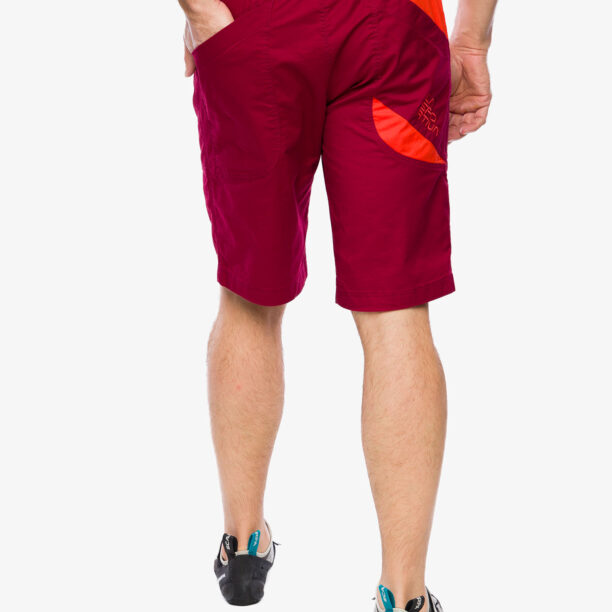 Pantaloni scurti pentru escaladă La Sportiva Bleauser Short - sangria/cherry tomato preţ