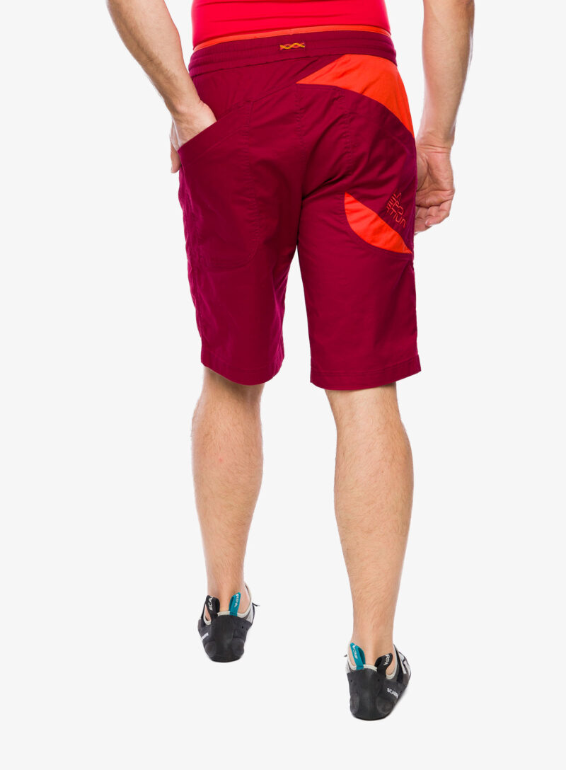 Pantaloni scurti pentru escaladă La Sportiva Bleauser Short - sangria/cherry tomato preţ