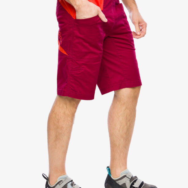 Cumpăra Pantaloni scurti pentru escaladă La Sportiva Bleauser Short - sangria/cherry tomato