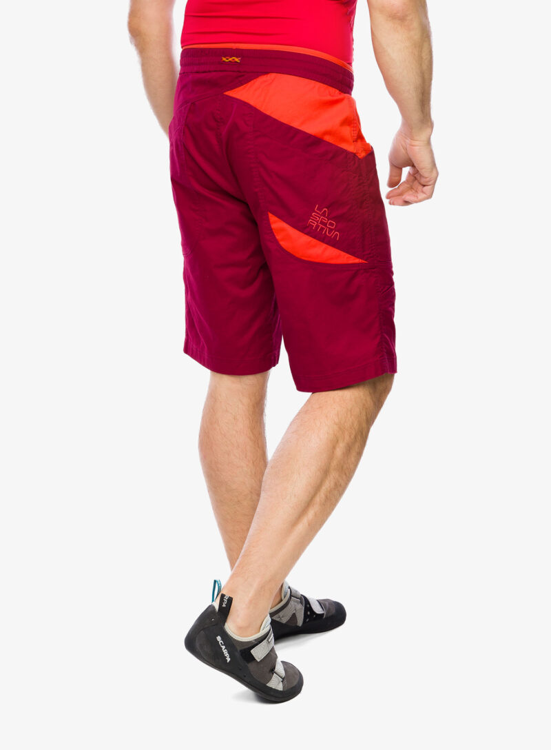 Preţ Pantaloni scurti pentru escaladă La Sportiva Bleauser Short - sangria/cherry tomato