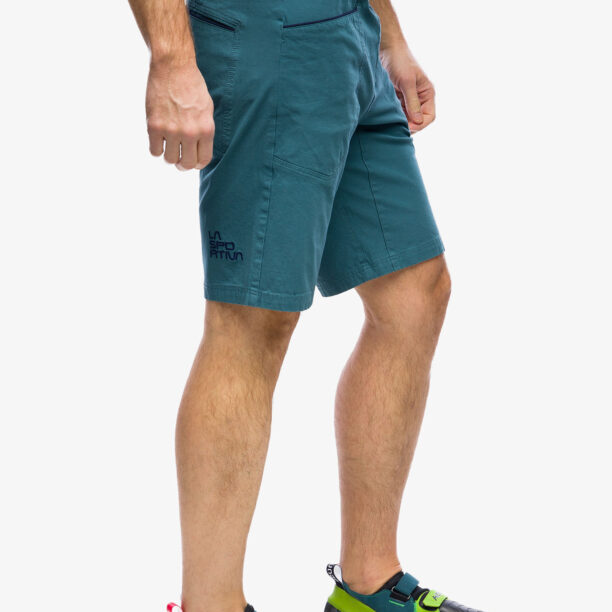 Cumpăra Pantaloni scurti pentru escaladă La Sportiva Flatanger Short - hurricane/deep sea