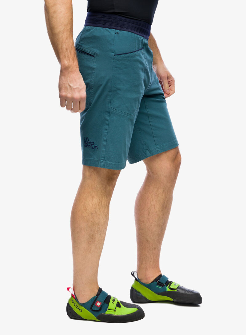 Cumpăra Pantaloni scurti pentru escaladă La Sportiva Flatanger Short - hurricane/deep sea