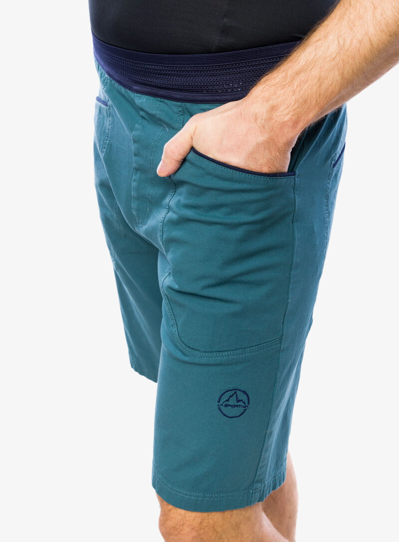 Original Pantaloni scurti pentru escaladă La Sportiva Flatanger Short - hurricane/deep sea