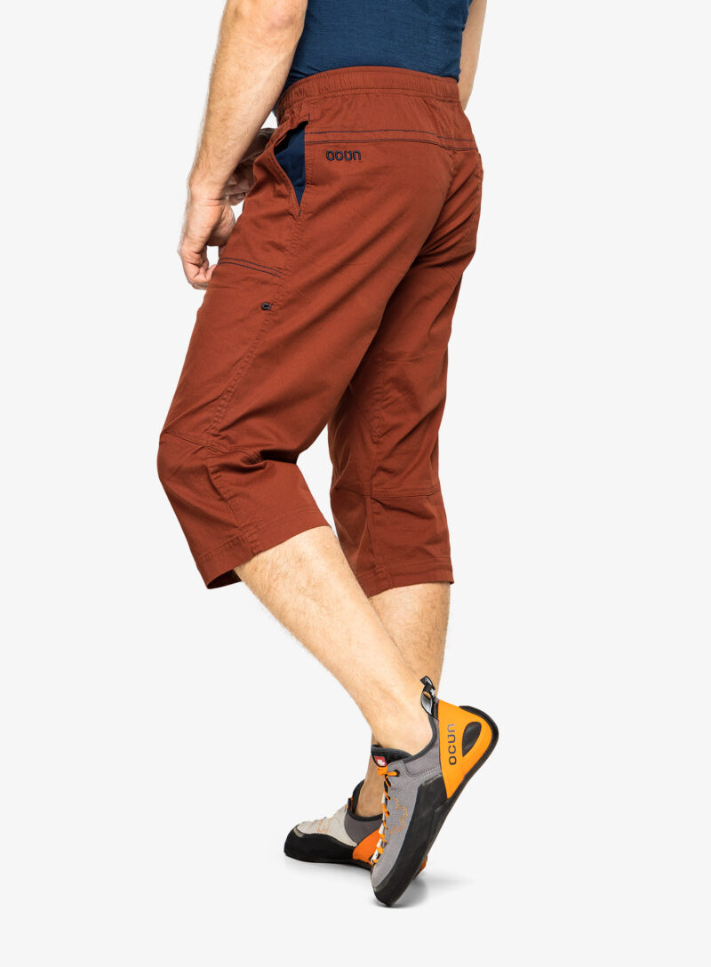 Pantaloni scurti pentru escaladă Ocun Jaws 3/4 - brown brandy preţ