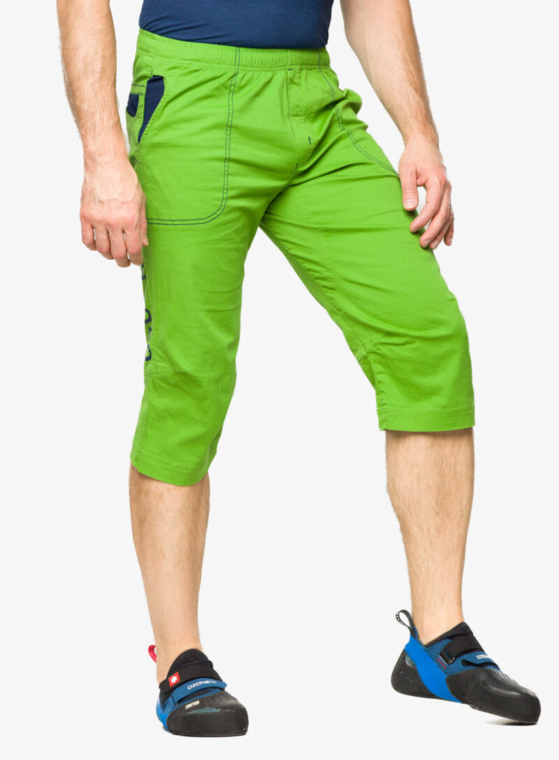 Cumpăra Pantaloni scurti pentru escaladă Ocun Jaws 3/4 - green spindle tree