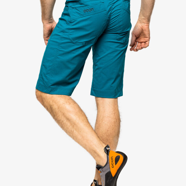 Pantaloni scurti pentru escaladă Ocun Mania Eco Shorts - turquoise deep lagoon preţ