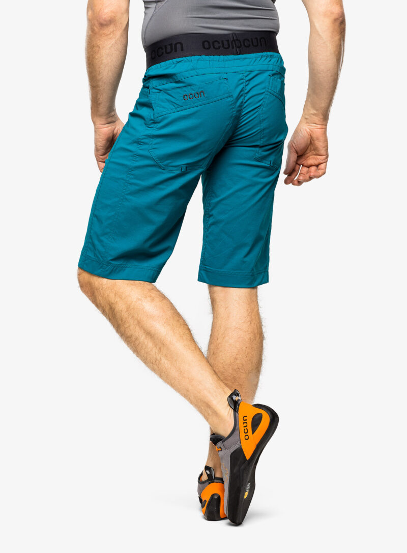 Pantaloni scurti pentru escaladă Ocun Mania Eco Shorts - turquoise deep lagoon preţ