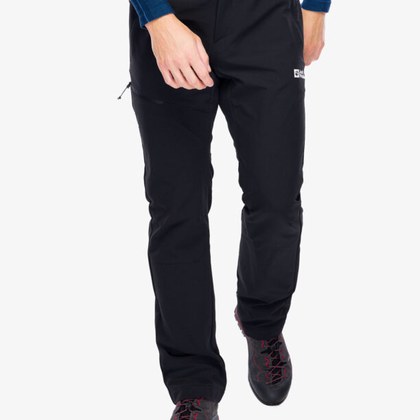 Pantaloni softshell Jack Wolfskin Holdsteig Pants - black