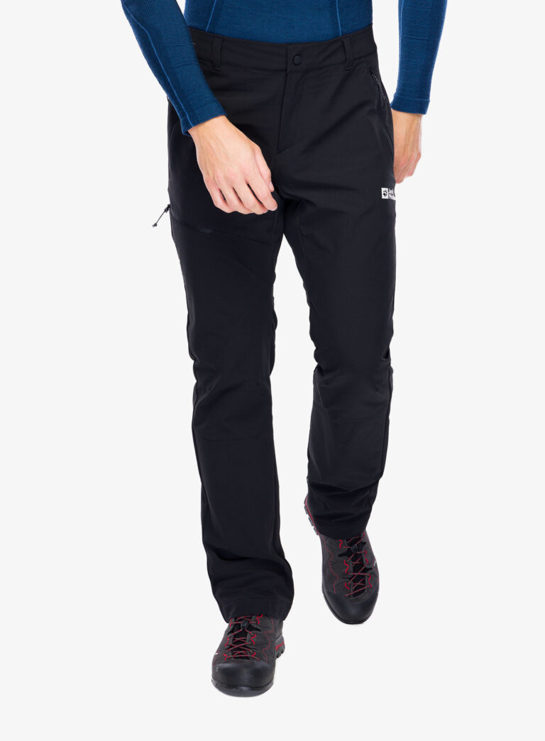 Pantaloni softshell Jack Wolfskin Holdsteig Pants - black