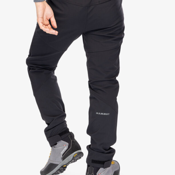 Pantaloni softshell Mammut Zinal Guide SO Hybrid Pants - black preţ