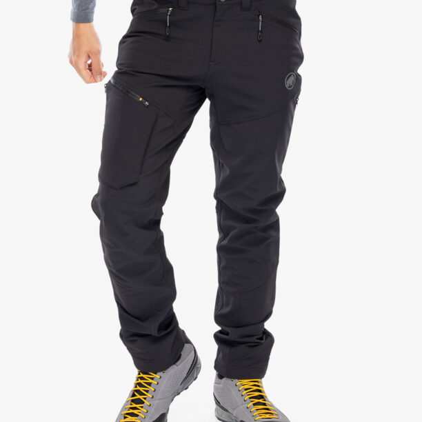 Pantaloni softshell Mammut Zinal Guide SO Hybrid Pants - black