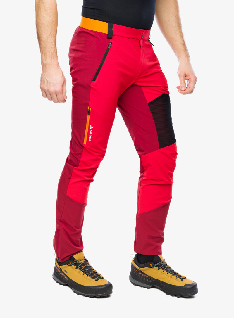 Cumpăra Pantaloni softshell Vaude Scopi Pants III - carmine