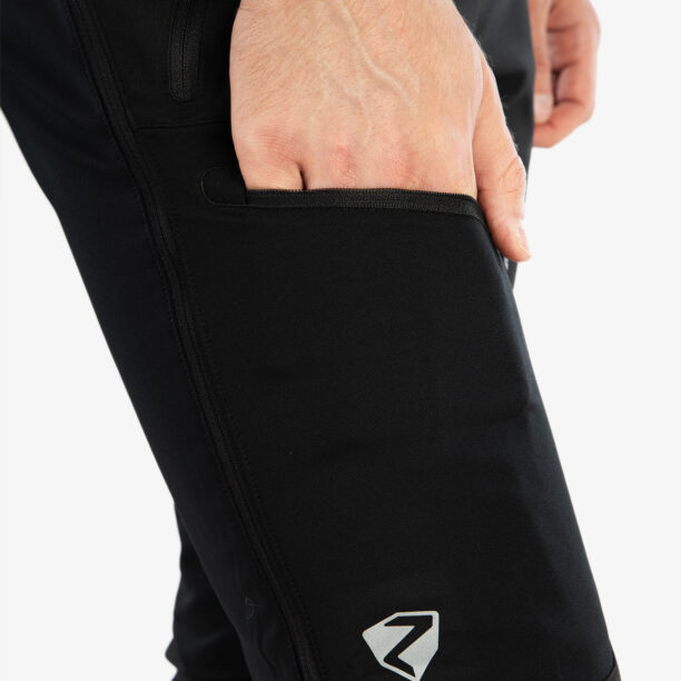 Preţ Pantaloni softshell Ziener Narak - black/blk