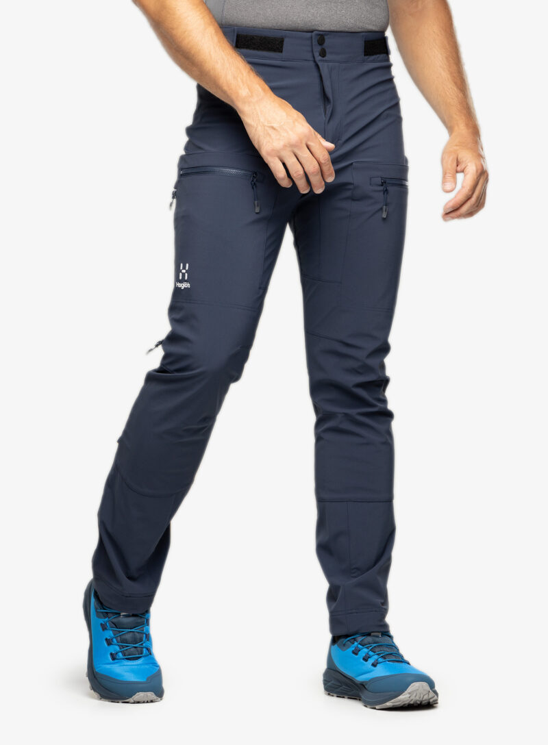 Pantaloni softshell barbati Haglofs ROC Sight Softshell Pant - tarn blue