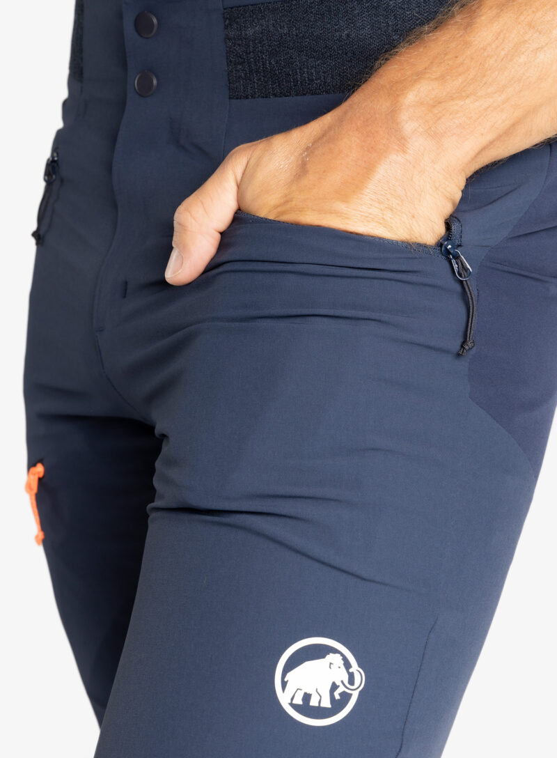 Original Pantaloni softshell barbati Mammut Courmayeur SO Pants - marine