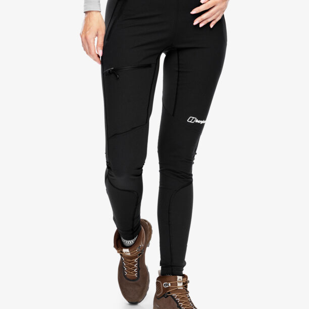 Pantaloni softshell femei Berghaus MTN Guide Alpine Legging - black/black