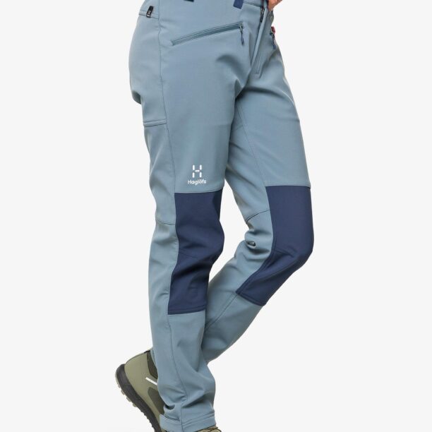 Cumpăra Pantaloni softshell femei Haglofs Chilly Softshell Pant - steel blue/tarn blue