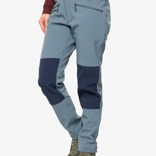 Pantaloni softshell femei Haglofs Chilly Softshell Pant - steel blue/tarn blue